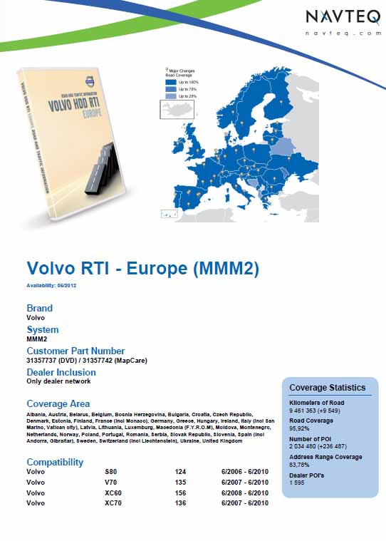 Volvo Navigation Maps MMM2